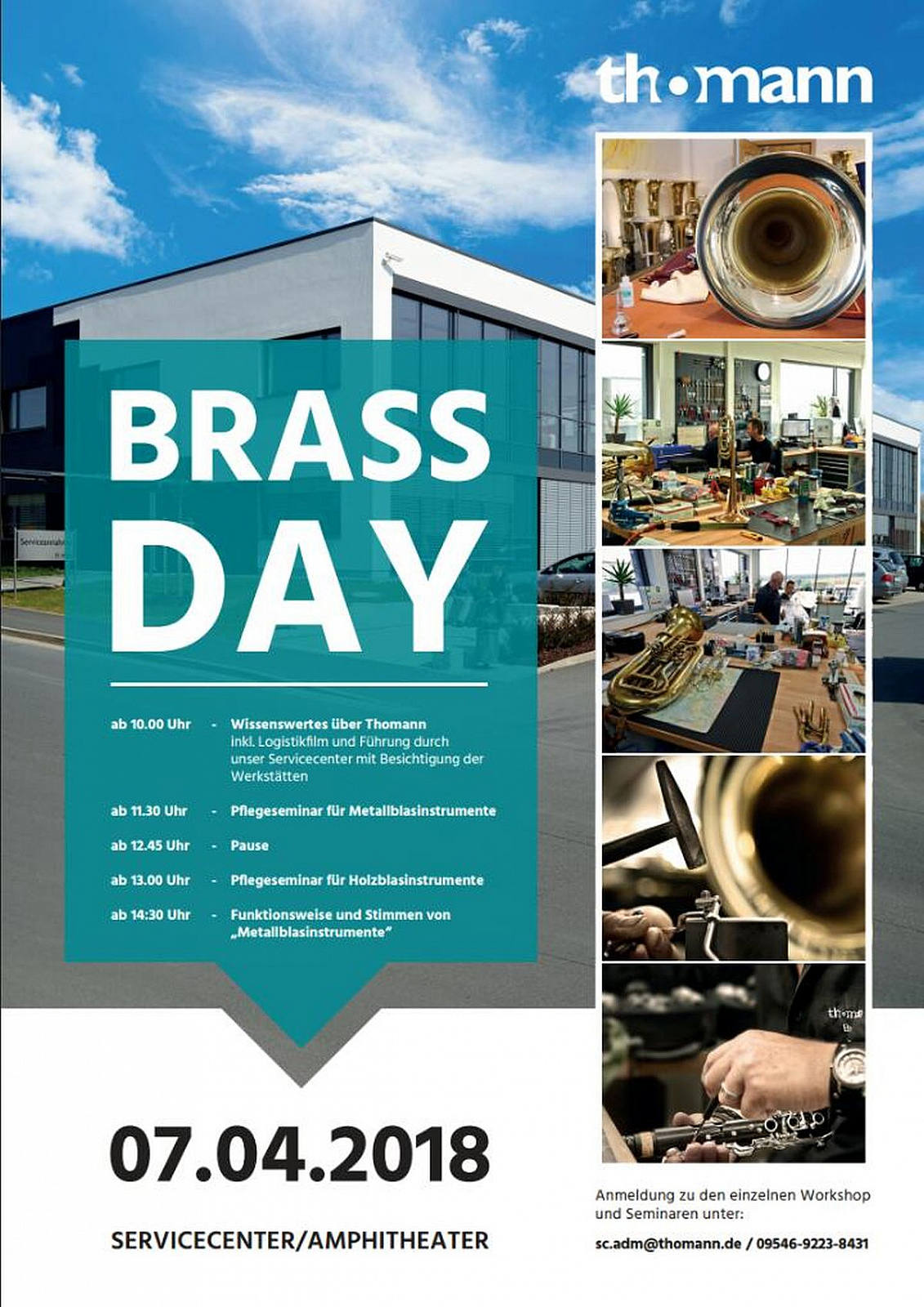 Ausflug Nachwuchsorchester / thomann BRASS DAY